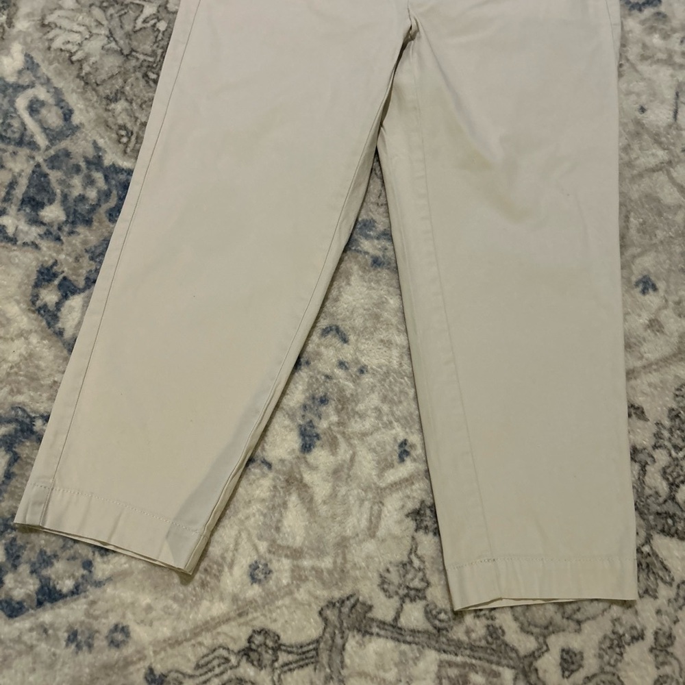 LOFT Beige Cropped Chino Pants - Picture 5 of 11